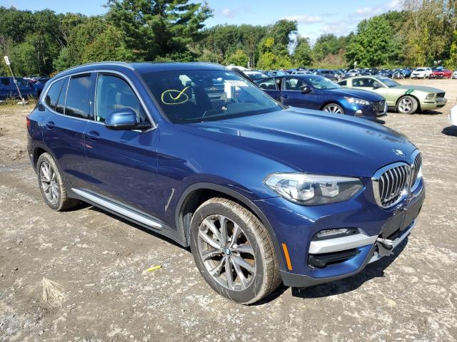 5UXTR9C56KLD92256 - 2019 BMW X3 XDRIVE30I BLUE photo 4