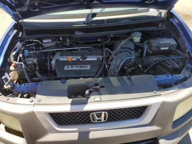 5J6YH18554L006411 - 2004 HONDA ELEMENT EX أزرق صورة 11