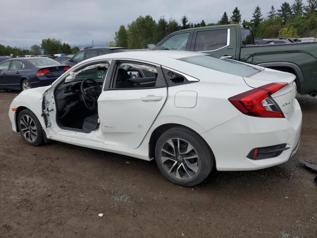 2HGFC2F56LH007522 - 2020 HONDA CIVIC LX WHITE photo 2