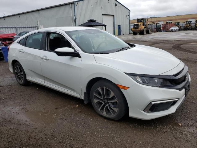 2HGFC2F56LH007522 - 2020 HONDA CIVIC LX WHITE photo 4