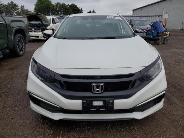 2HGFC2F56LH007522 - 2020 HONDA CIVIC LX WHITE photo 5