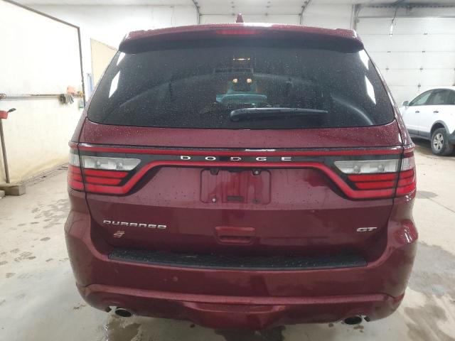 1C4RDJDG3LC282744 - 2020 DODGE DURANGO GT RED photo 6