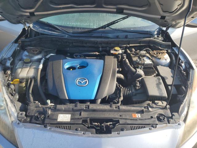 JM1BL1U73D1701371 - 2013 MAZDA 3 I SILVER photo 11