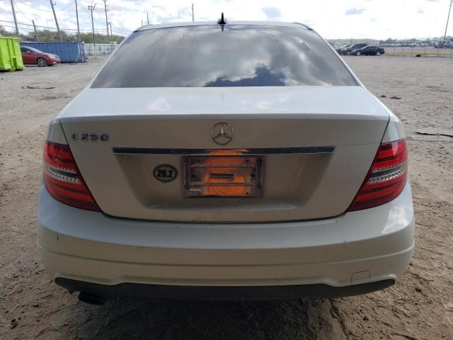 WDDGF4HBXCR223839 - 2012 MERCEDES-BENZ C 250 WHITE photo 6