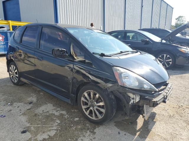 JHMGE8H54CC018517 - 2012 HONDA FIT SPORT BLACK photo 4