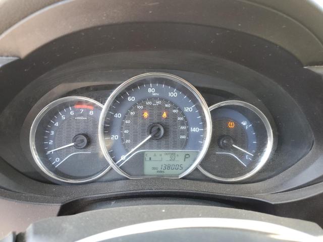 5YFBURHEXGP566863 - 2016 TOYOTA COROLLA L Сірий фото 9