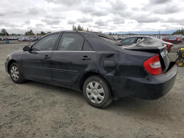 4T1BE32K12U628599 - 2002 TOYOTA CAMRY LE BLACK photo 2