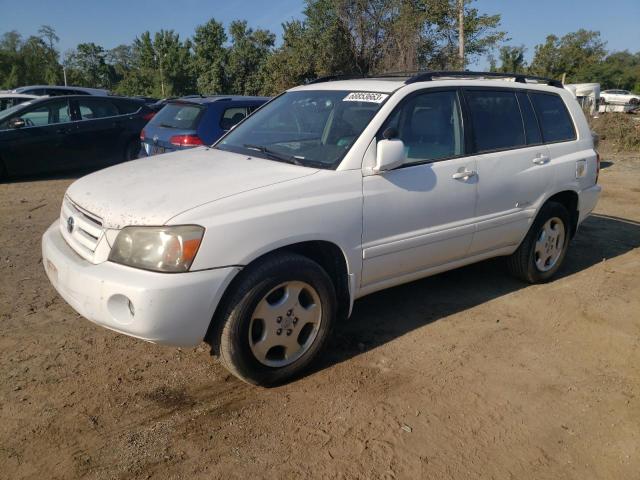 JTEEP21A270226129 - 2007 TOYOTA HIGHLANDER SPORT WHITE photo 1