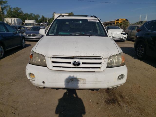 JTEEP21A270226129 - 2007 TOYOTA HIGHLANDER SPORT WHITE photo 5