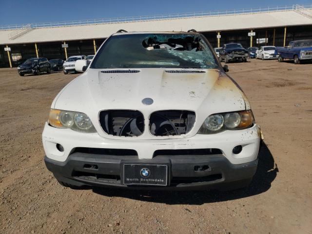 5UXFA13535LY13471 - 2005 BMW X5 3.0I WHITE photo 5