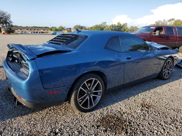2C3CDZBT7MH655405 - 2021 DODGE CHALLENGER R/T BLUE photo 3
