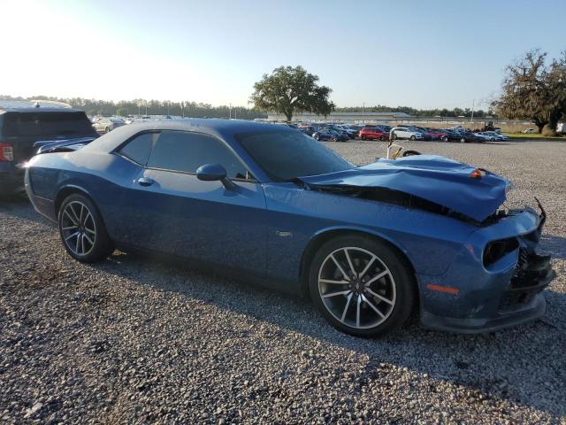 2C3CDZBT7MH655405 - 2021 DODGE CHALLENGER R/T BLUE photo 4