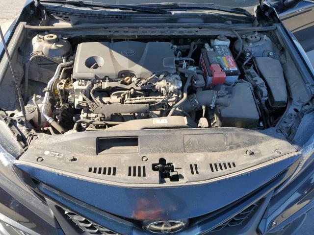 4T1T11AK6MU409744 - 2021 TOYOTA CAMRY SE BLUE photo 11