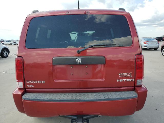 1D4PT4GX7BW508596 - 2011 DODGE NITRO HEAT RED photo 6