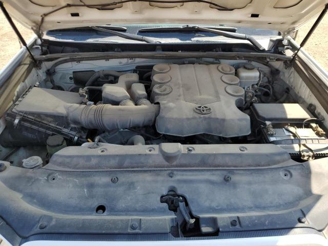 JTEZU5JR8A5012256 - 2010 TOYOTA 4RUNNER SR5 WHITE photo 12