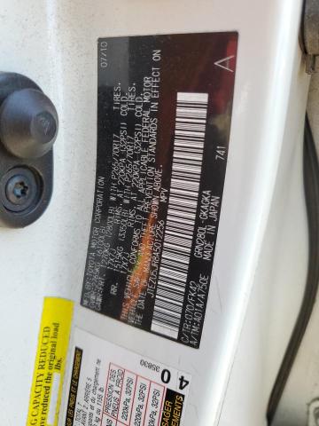 JTEZU5JR8A5012256 - 2010 TOYOTA 4RUNNER SR5 WHITE photo 13