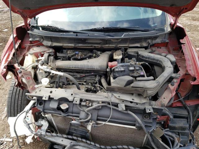 5N1AT2MM8GC774148 - 2016 NISSAN ROGUE S RED photo 12