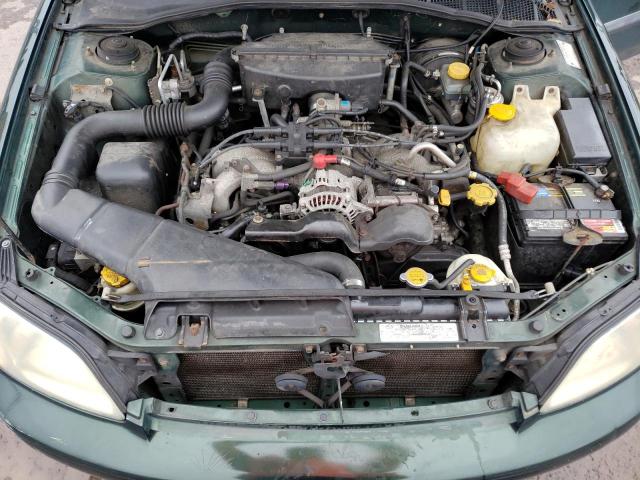 4S3BH635317304668 - 2001 SUBARU LEGACY L GREEN photo 11