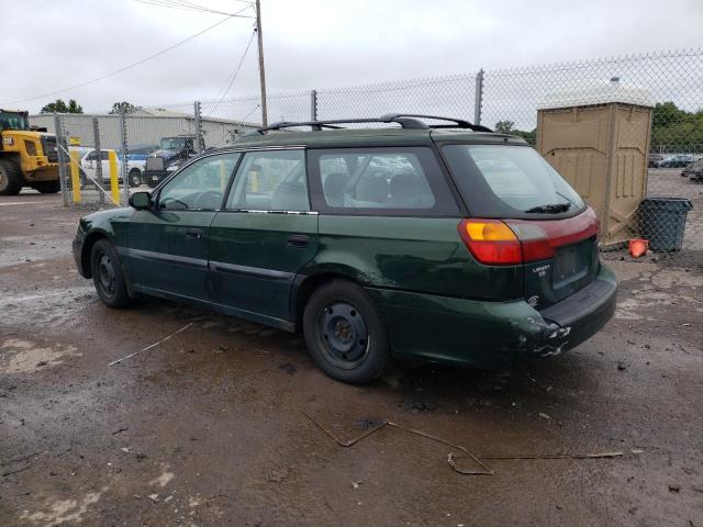 4S3BH635317304668 - 2001 SUBARU LEGACY L GREEN photo 2