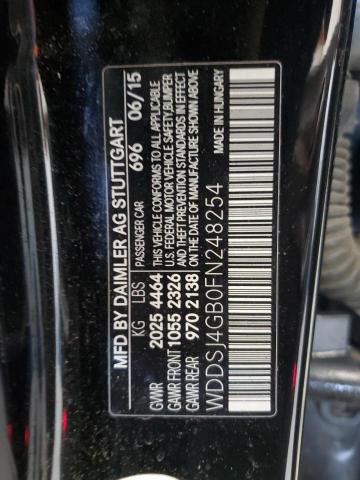 WDDSJ4GB0FN248254 - 2015 MERCEDES-BENZ CLA 250 4MATIC BLACK photo 12
