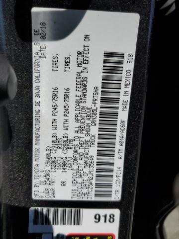 3TMCZ5AN2JM135649 - 2018 TOYOTA TACOMA DOUBLE CAB Boz foto 13