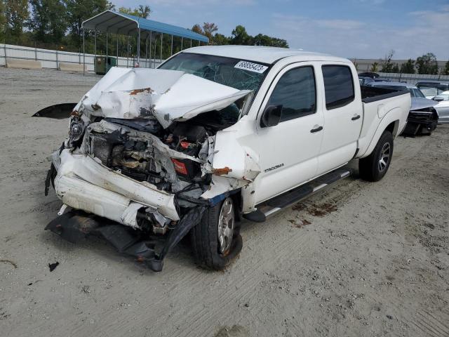 3TMKU72N79M022067 - 2009 TOYOTA TACOMA DOUBLE CAB PRERUNNER LONG BED WHITE photo 1