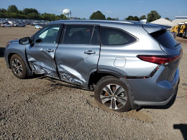 5TDHZRBH4LS053611 - 2020 TOYOTA HIGHLANDER XLE BLUE photo 2