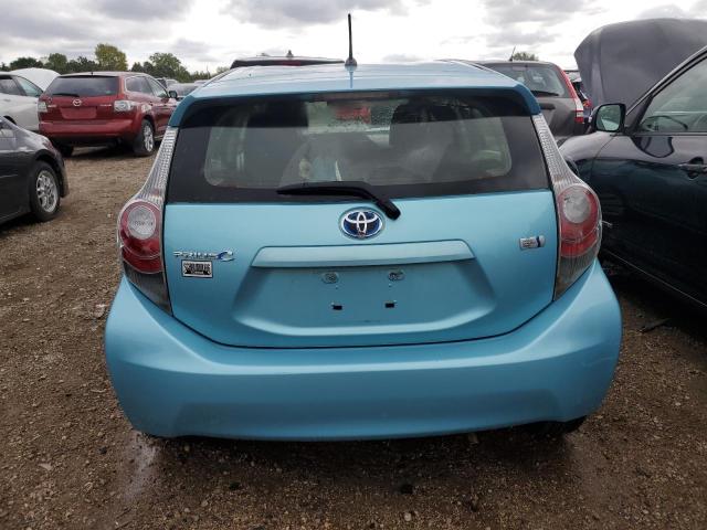 JTDKDTB37D1039397 - 2013 TOYOTA PRIUS C TEAL photo 6