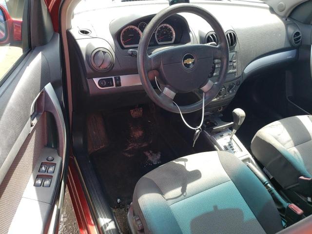 KL1TD6DE2AB116520 - 2010 CHEVROLET AVEO LS 勃艮第红 照片 8