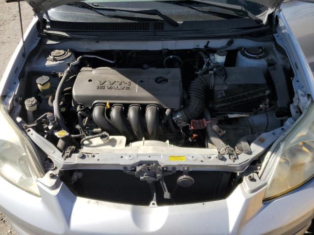 2T1KR30E25C475304 - 2005 TOYOTA COROLLA MATRIX XR SILVER photo 11