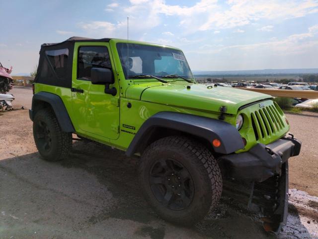 1C4AJWAG9DL560197 - 2013 JEEP WRANGLER SPORT GREEN photo 4