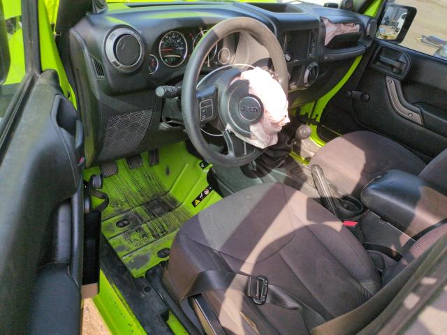 1C4AJWAG9DL560197 - 2013 JEEP WRANGLER SPORT GREEN photo 8