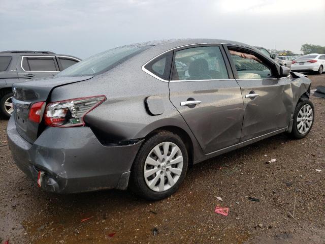 3N1AB7AP2KY234199 - 2019 NISSAN SENTRA S GRAY photo 3