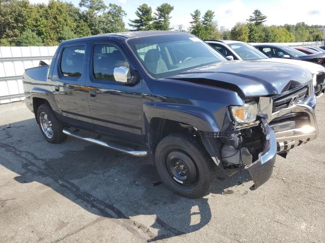 5FPYK16239B100398 - 2009 HONDA RIDGELINE RT BLUE photo 4