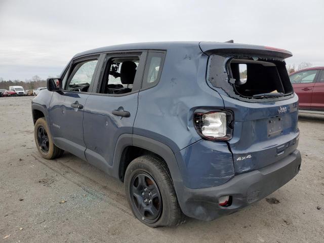 ZACNJDAB4MPM75304 - 2021 JEEP RENEGADE SPORT BLUE photo 2