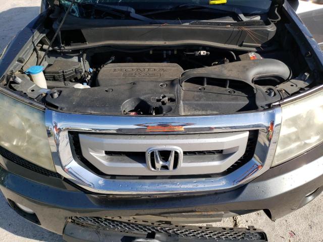 5FNYF4H74BB037616 - 2011 HONDA PILOT EXLN GRAY photo 12