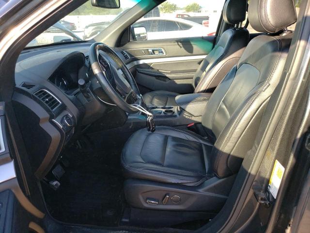 1FM5K7D89HGE27118 - 2017 FORD EXPLORER XLT GRAY photo 7