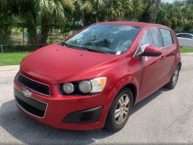 1G1JC6SH7E4178708 - 2014 CHEVROLET SONIC LT RED photo 2