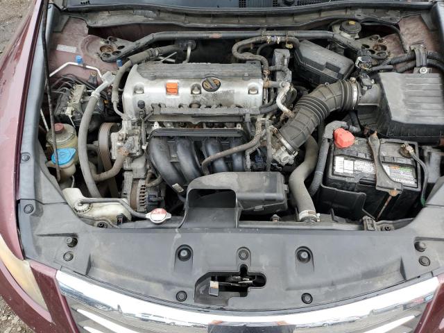 1HGCP2F80CA039253 - 2012 HONDA ACCORD EXL ბურგუნდია ფოტო 11