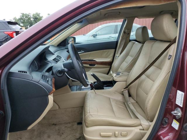 1HGCP2F80CA039253 - 2012 HONDA ACCORD EXL ბურგუნდია ფოტო 7