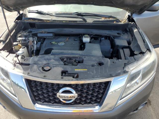 5N1AR2MM0FC679631 - 2015 NISSAN PATHFINDER S GRAY photo 12