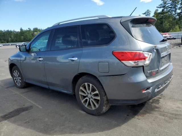 5N1AR2MM0FC679631 - 2015 NISSAN PATHFINDER S GRAY photo 2