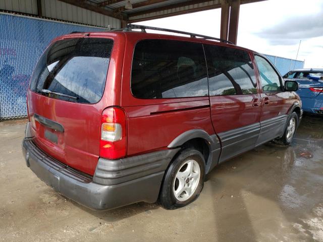 1GMDX03E03D302854 - 2003 PONTIAC MONTANA BURGUNDY photo 3