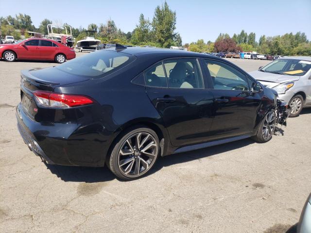 JTDP4MCEXNJ086047 - 2022 TOYOTA COROLLA SE BLACK photo 3