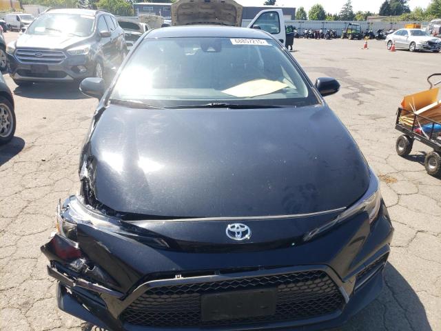 JTDP4MCEXNJ086047 - 2022 TOYOTA COROLLA SE BLACK photo 5
