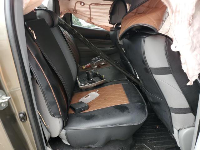 3TMLU4EN0EM136162 - 2014 TOYOTA TACOMA DOUBLE CAB BROWN photo 10