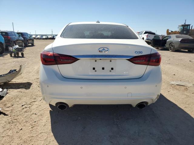 JN1EV7AP8JM351070 - 2018 INFINITI Q50 LUXE WHITE photo 6