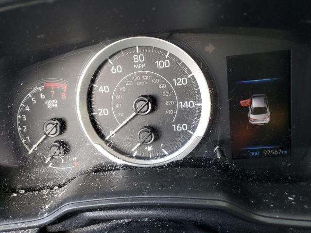 5YFEPMAE9MP180156 - 2021 TOYOTA COROLLA LE GRAY photo 9