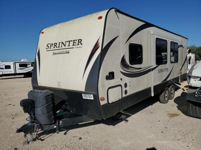 4YDT26R29J1531379 - 2018 KEYSTONE SPRINTER TAN photo 2