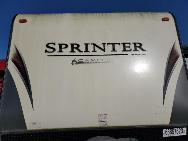 4YDT26R29J1531379 - 2018 KEYSTONE SPRINTER TAN photo 8